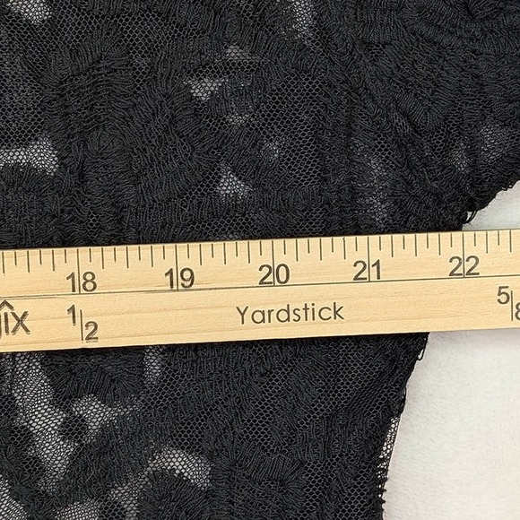 Rue21 Open Lace Duster Kimono Womens OSFA Black Whimsigoth Dark‎ Fairy Boho-Chic - Picture 7 of 10